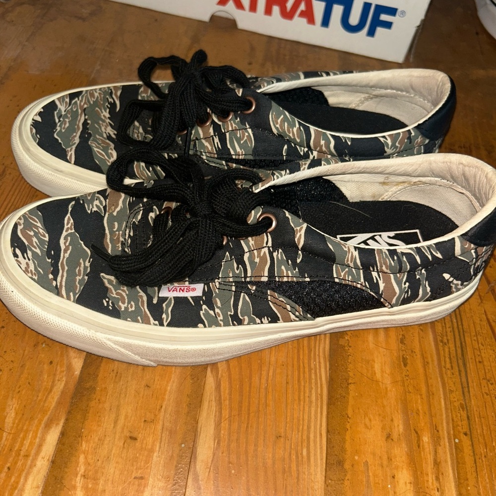 Vans Tiger Stripe/camo Sneakers with Black Accents